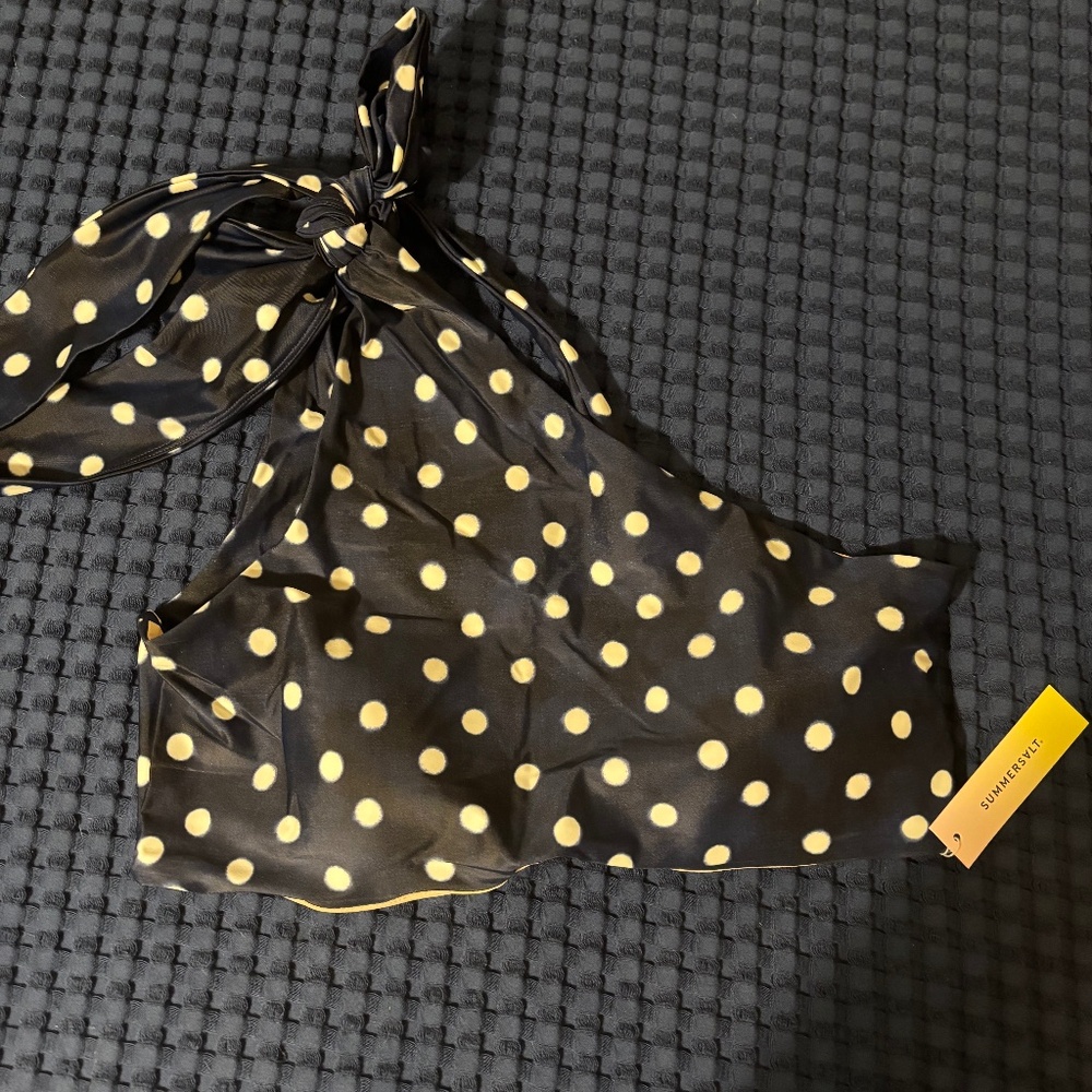 summer salt swim top NWT